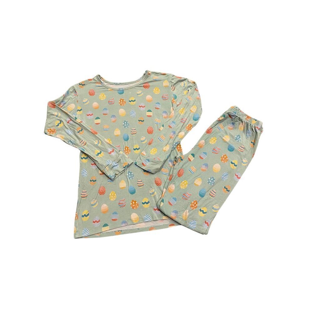 Macaron+Me Girl's Easter Egg 2 piece Pajama Set - Size 12Y - Excellent!